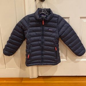 Patagonia Down Jacket - NAVY - Size 7/8.